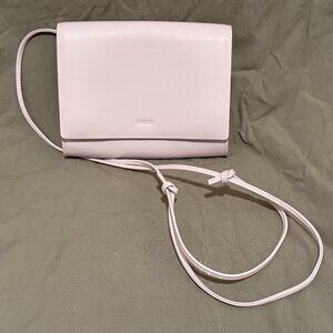 Lavender Baggu Leather Crossbody Bag